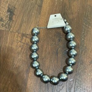 DaVinci Silver Beaded Necklace Elegant Jewelry